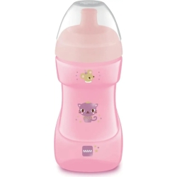 Sports Cup - Children's water bottle - pink in assorted fantasies