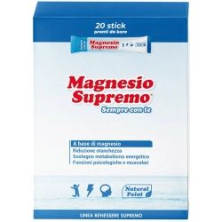 Magnesio Supremo Sempre Con Te -  Minerals Supplement 20 sticks