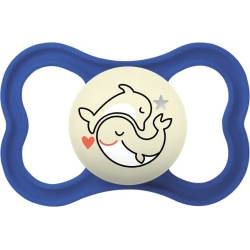 Supreme Night - Silicone pacifiers 16m+ blue