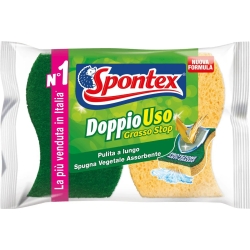Double-up - 2 vegetable abrasive sponges