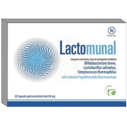 Lactomunal - Intestinal health supplement 20 gastro-resistant capsules
