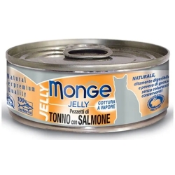 Natural Jelly Bonito tuna / salmon - moist cat food 1 cans of 80 g