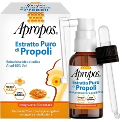 Pure Propolis Extract - food Supplement 20 ml with double dispenser