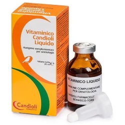 Vitaminic Candioli liquid - Complementary feed for ornithology 20 ml
