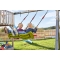 Snake-shaped 2 seats Swing