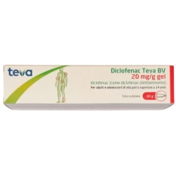 Diclofenac Teva Bv 20 mg/g - Gel for joint and muscle pain 60 G