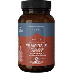 Vitamina D3 2.000 IU complex - Bone Health Supplement 50 capsules