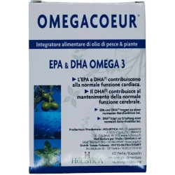 Omegacoeur - Fish and plant oil supplement 60 capsules