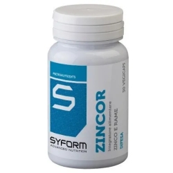 Zincor Zinc and copper supplement 30 vegetable capsules