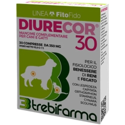 Diurecor 30 - Complementary feed for dogs and cats 30 Tablets