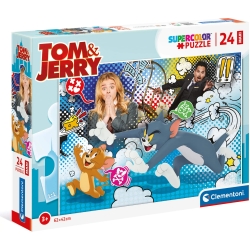 Supercolor - Puzzle Maxi 24 Pieces Tom & Jerry