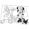 Double-sided maxipuzzle 35 pieces Minnie