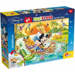 Double-sided maxipuzzle 60 Pieces Mickey