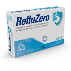 Refluzero - Medical device for gastric reflux 20 tablets