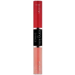 Long Kiss Lipstick 2 In 1 - Lipstick and lip gloss N.09 Orange