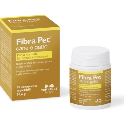 Fibra Pet dog and cat - Complementary feed 50 tablets