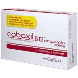 Cobaxil B12 5000 Mcg - vitamin B12 supplement 5 Sublingual tablets