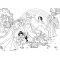 108 pieces Double-Face Princess Maxipuzzle