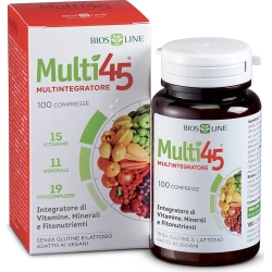 Multi 45 -Minerals and Vitamins Supplement 100 compresse