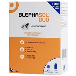 Blephasol Duo - Eyelid micellar solution 100 ml + 100 Gauze