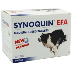 Synoquin Efa Medium breed - Complementary feed for dogs 30 tablets