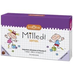 Milledì 30 Softgel - Children's Health Supplement 30 softgels nutty taste