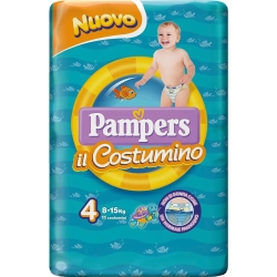 Il costumino - 11 Waterproof size 4 (8-15 kg) diapers