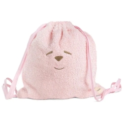Sponge Bag with Towel - Pink