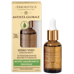 Global anti-aging face serum with vegetable hyaluronic acid 30 ml
