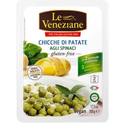 Le Veneziane - potato gnocchi with spinach 500 G