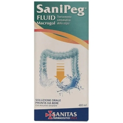 Sanipeg fluid macrogol - Constipation relief 480 ml