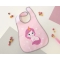 Waterproof bib - pink unicorn