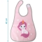Waterproof bib - pink unicorn