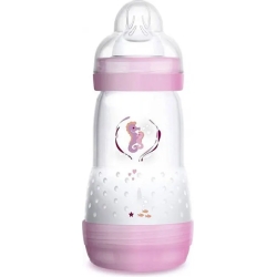 Easy start Anti Colic - 260 ml bottle with silicone teat in assorted colors