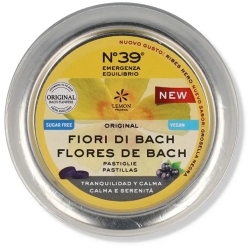 Bach Flowers N 39 emergency balance 40 Lozenges blackcurrant Flavor