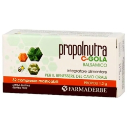 Propolnutra C-Throat Balsamic 32 Tablets - Supplement for the throat