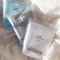 White hair turban towel