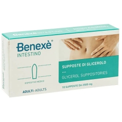 Benexè Intestino adults - 18 glycerol suppositories for constipation