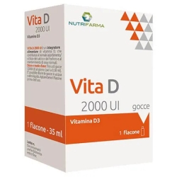 Vita D 2000 UI drops - bone health supplement 35 ml