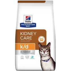 Prescription diet k / d with tuna - dry food for cats 3 kg