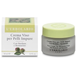 Face cream for blemished skin with burdock and rosemary 30 Ml