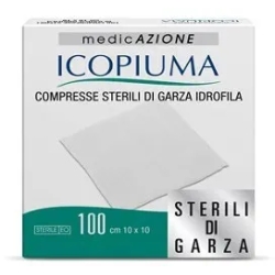 100 sterile hydrophilic gauze 10x10 cm
