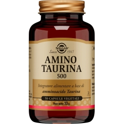 Amino Taurina 500 - Amino Acids Supplement 50 capsules