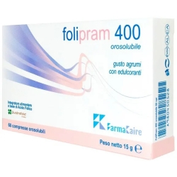 Folipram 400 - Folic acid supplement 60 Soluble tablet