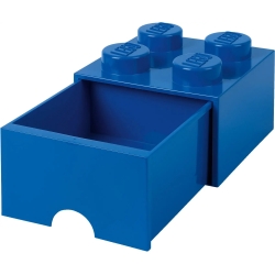 Brick Drawer - Container with Blue Drawer