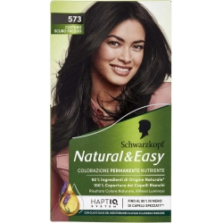 Natural & Easy - Permanent hair dye N. 573 Cold dark brown