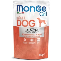 Grill Adult with salmon - wet food for dogs 100 g