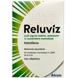 Reluviz - Eye drops 25 vials of 0.5 ml