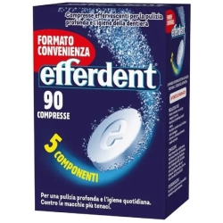 Efferdent - 90 Effervescent Tablets for cleaning dentures
