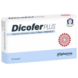Dicofer Plus - Iron and vitamin C supplement 30 capsules